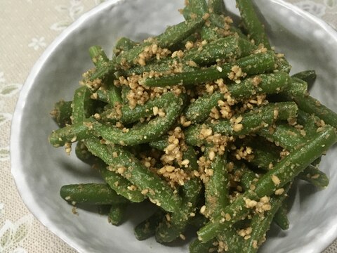 和食の定番おかず！いんげん胡麻和え